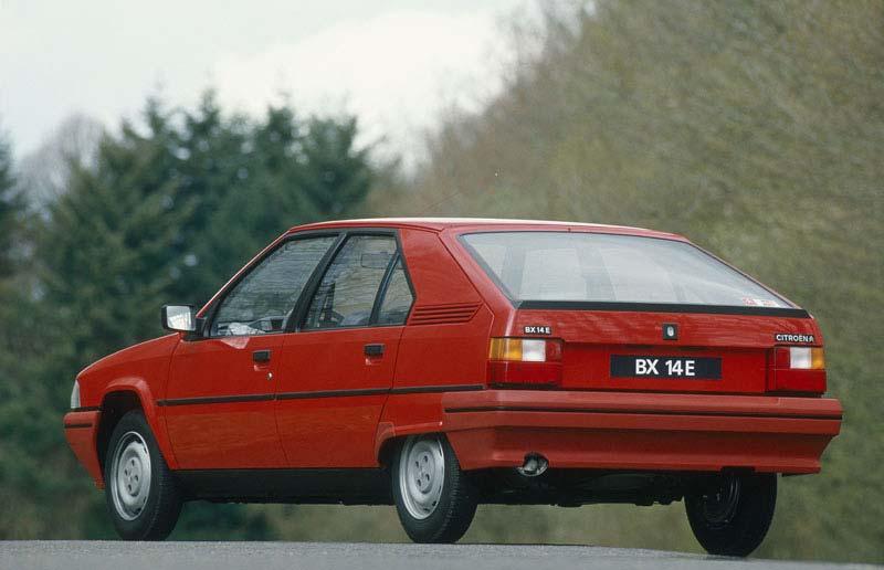 BX 14 E 1986 rear 3/4