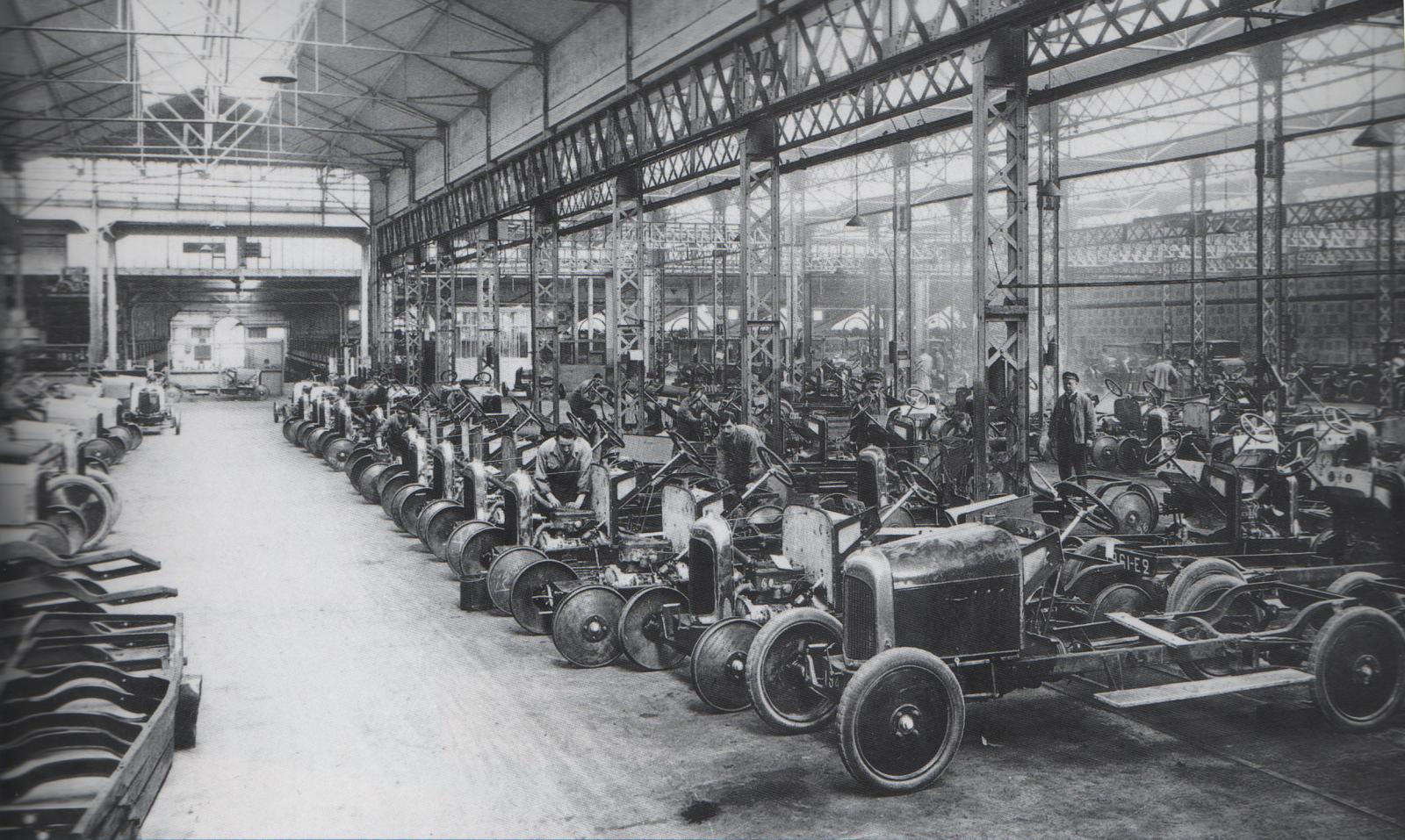 Type A production line at Quai de Javel