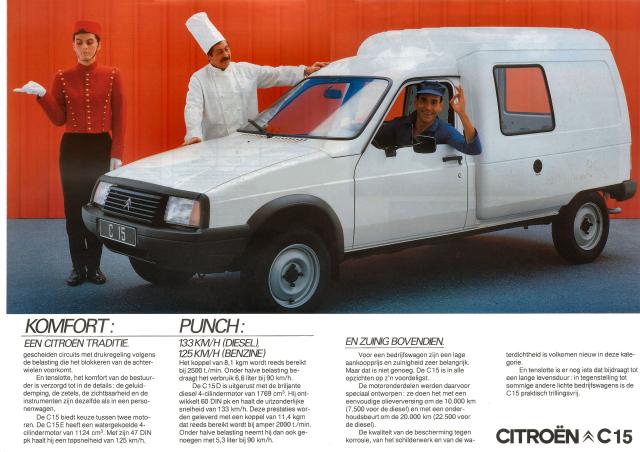 C15 de 1984 à 2005 - Citroën C15 Fourgonnette - Citroen - carrosserie